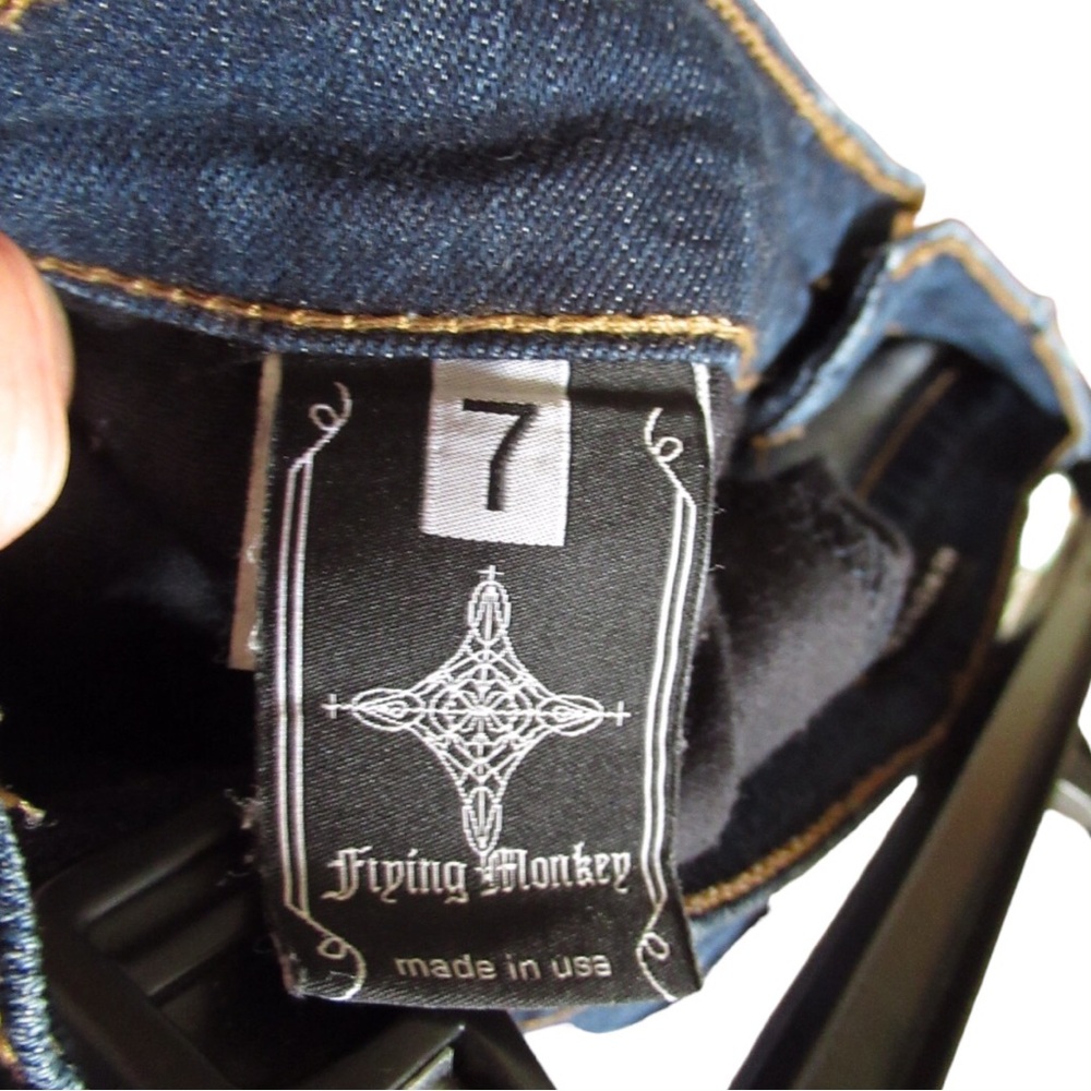 Flying Monkey Jeans High Rise Flare Pants - Picture 5 of 5